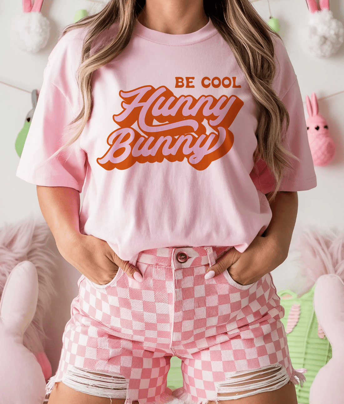 MISSMUDPIE Small / Light Pink Be Cool Hunny Bunny - Cream Or Baby Pink