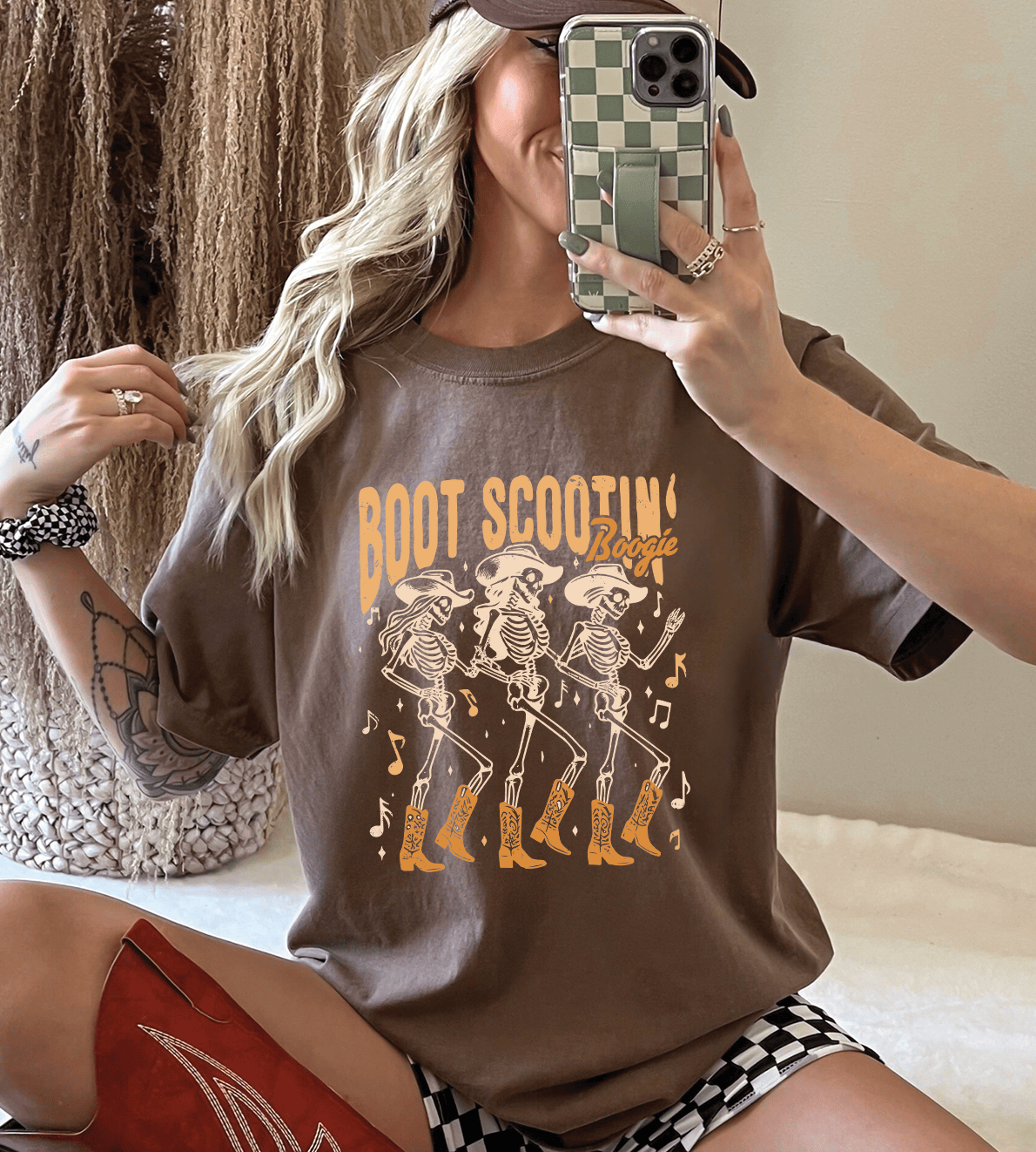 Shipping Dept. SMALL / Comfort Color Tee - Espresso Boot Scootin' Boogie - Tees and Sweatshirts