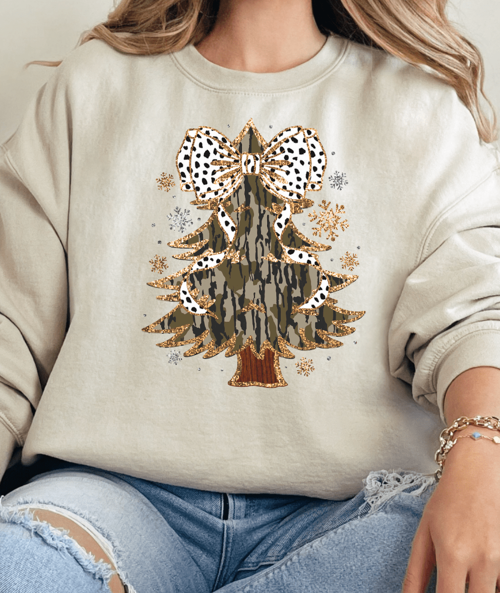 Shipping Dept. Coquette Camo Christmas Tree - Multiple Color options