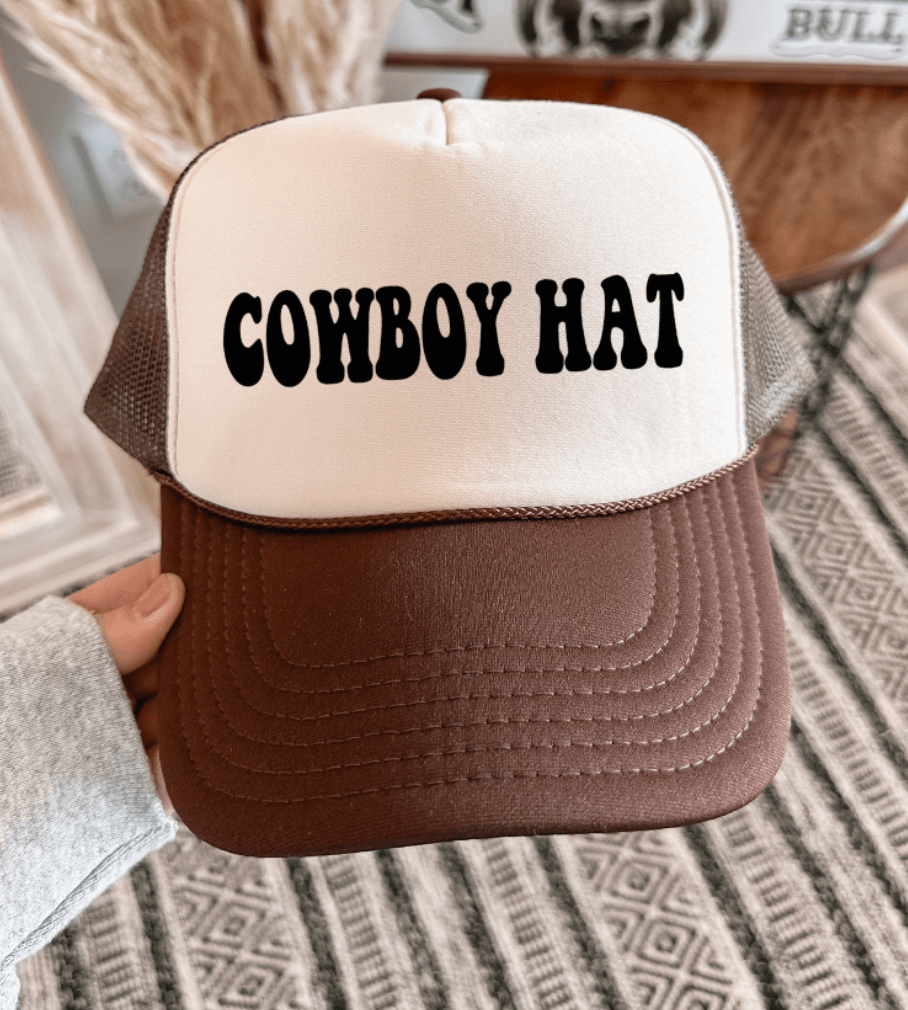 Shipping Dept. COWBOY HAT - Foam Trucker Cap - Multiple color options