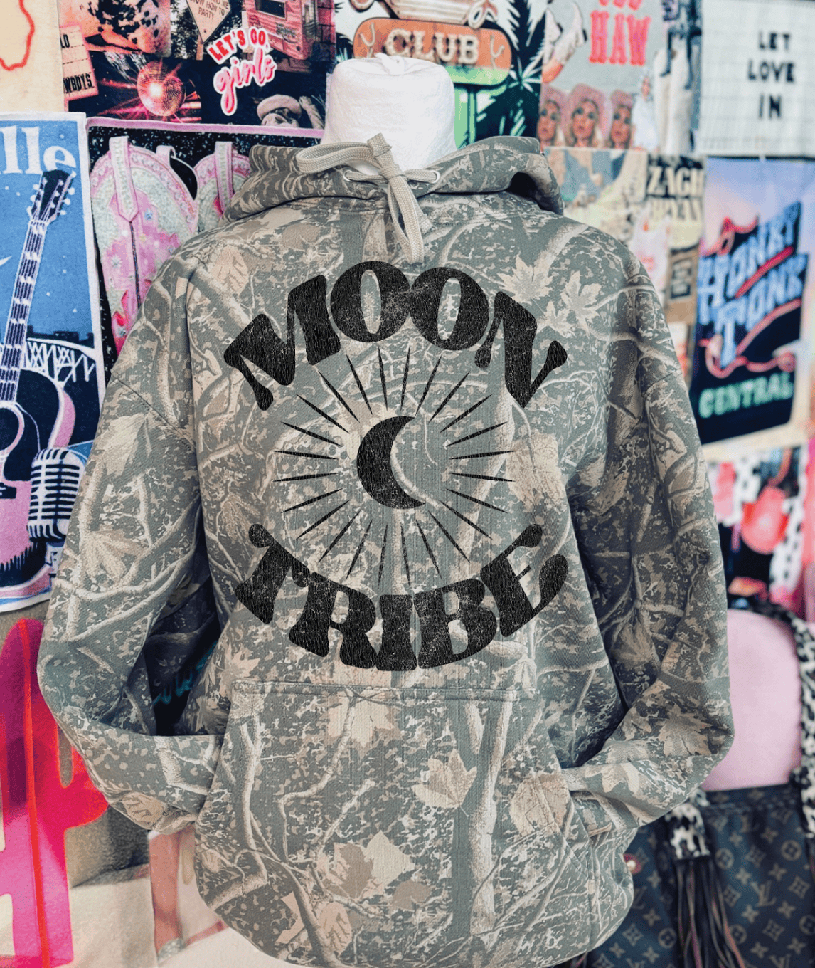 Shipping Dept. Deadwood Camo Hoodie - Moon Tribe