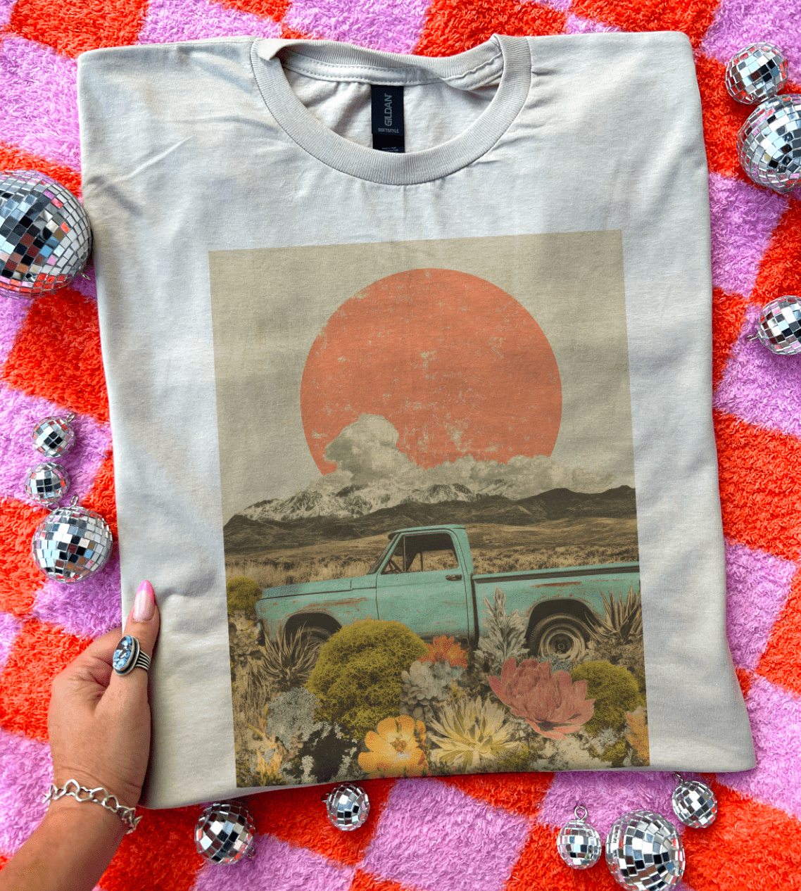 Shipping Dept. Disco Pop Driving Backwards - Tees & Sweatshirts