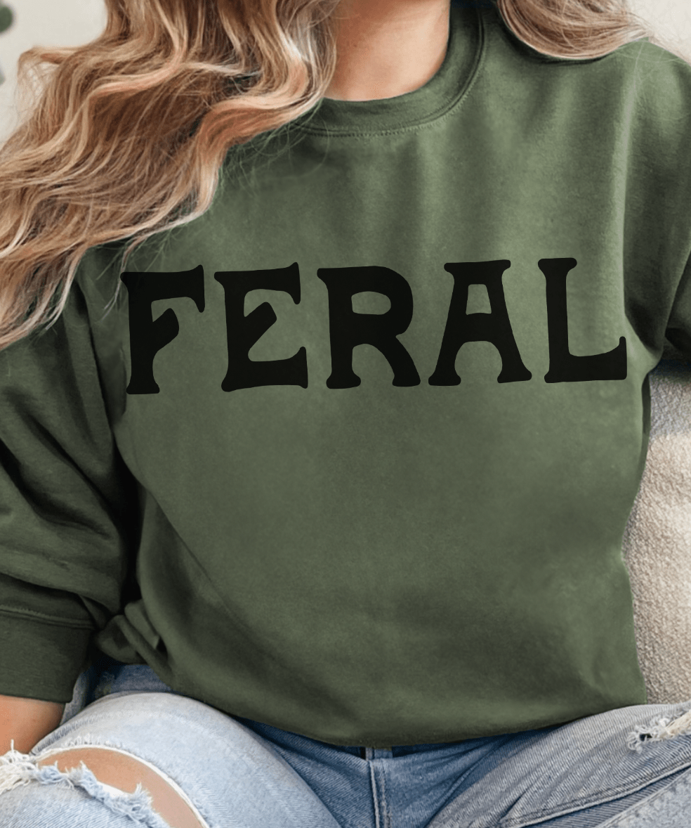Shipping Dept. Small / Military Feral Sweatshirt - Multiple Color Options