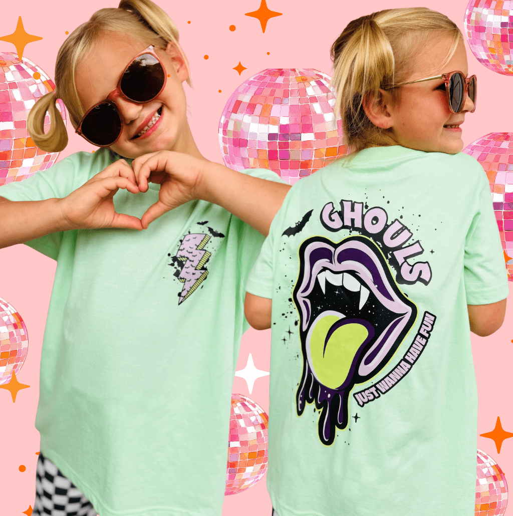 Shipping Dept. Ghouls Just Wanna Have FUN - Neo Mint - Youth & Adult