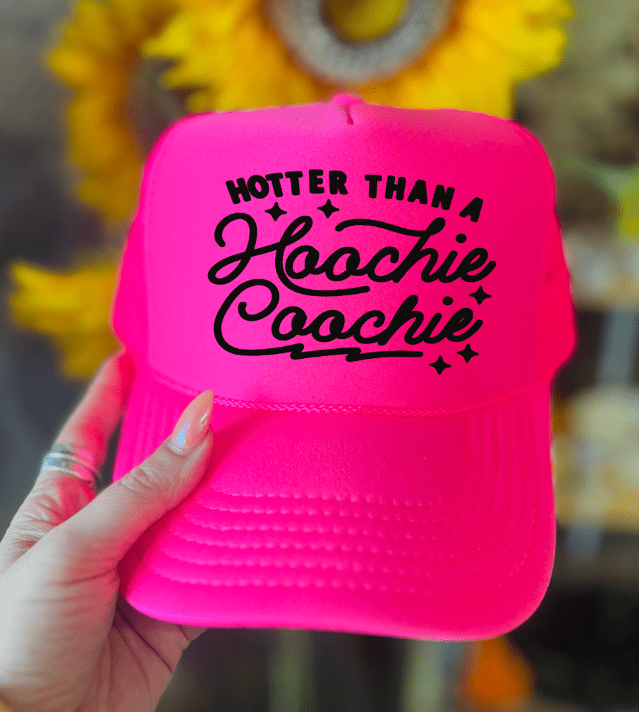 Shipping Dept. Hotter Than A Hoochie Coochie Foam Otto Trucker - Multiple Colors