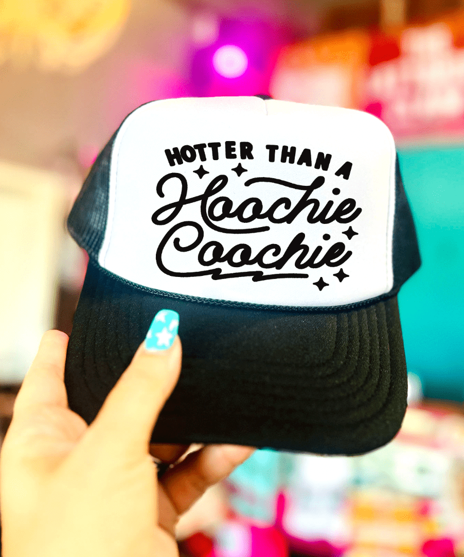 Shipping Dept. Hotter Than A Hoochie Coochie Foam Otto Trucker - Multiple Colors