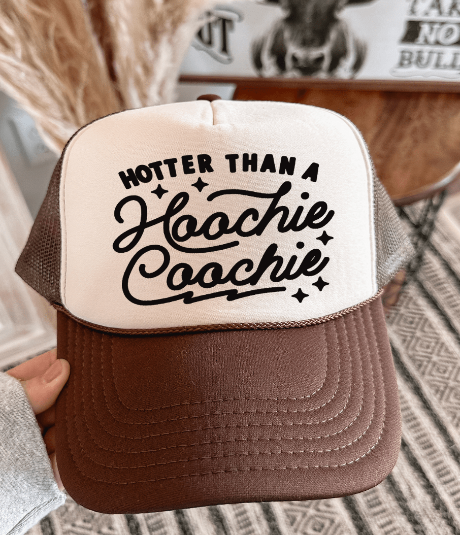 Shipping Dept. Hotter Than A Hoochie Coochie Foam Otto Trucker - Multiple Colors