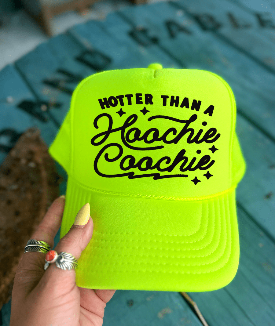 Shipping Dept. Hotter Than A Hoochie Coochie Foam Otto Trucker - Multiple Colors