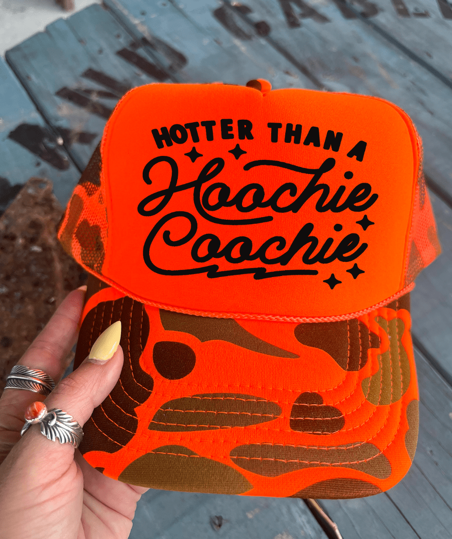 Shipping Dept. Hotter Than A Hoochie Coochie Foam Otto Trucker - Multiple Colors