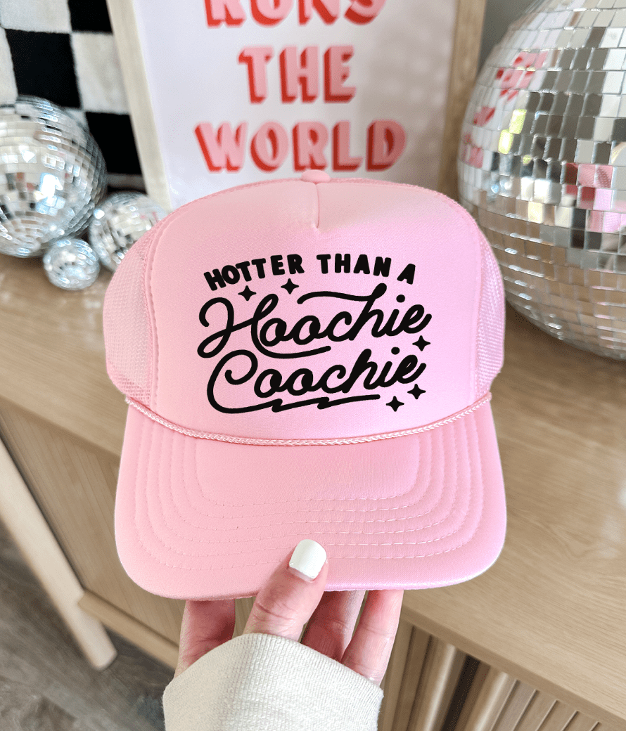 Shipping Dept. Hotter Than A Hoochie Coochie Foam Otto Trucker - Multiple Colors