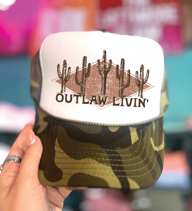 Shipping Dept. Outlaw Livin - Foam Trucker Cap - Multiple color options