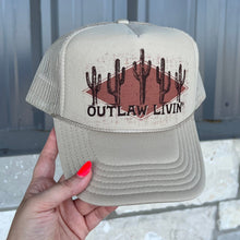 Load image into Gallery viewer, Shipping Dept. Outlaw Livin - Foam Trucker Cap - Multiple color options
