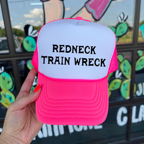 Shipping Dept. Redneck Trainwreck - Foam Trucker Cap - multiple color options