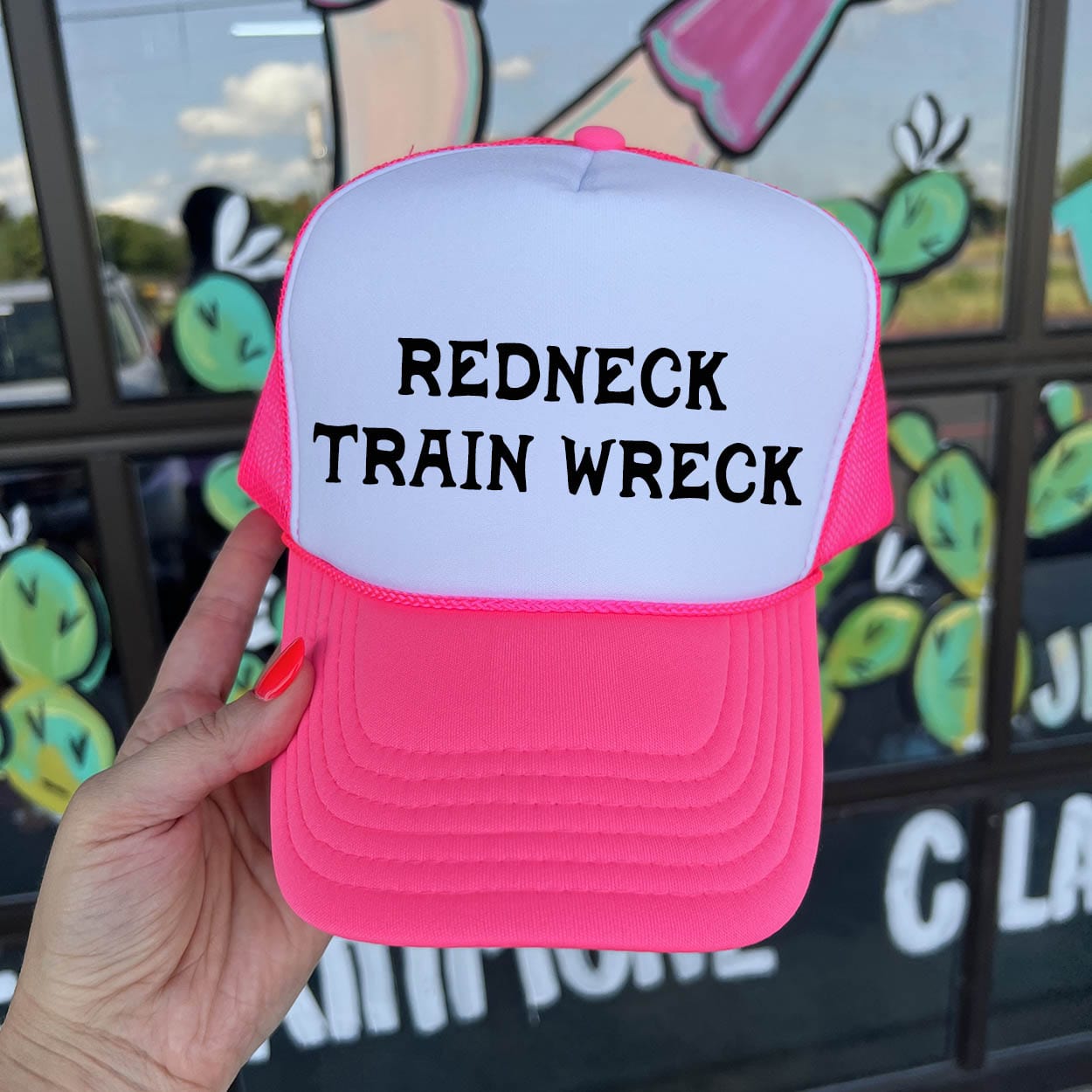 Shipping Dept. Redneck Trainwreck - Foam Trucker Cap - multiple color options