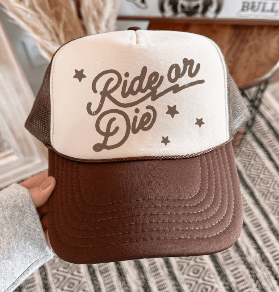 Shipping Dept. Ride or Die - Foam Trucker Cap - Multiple color options