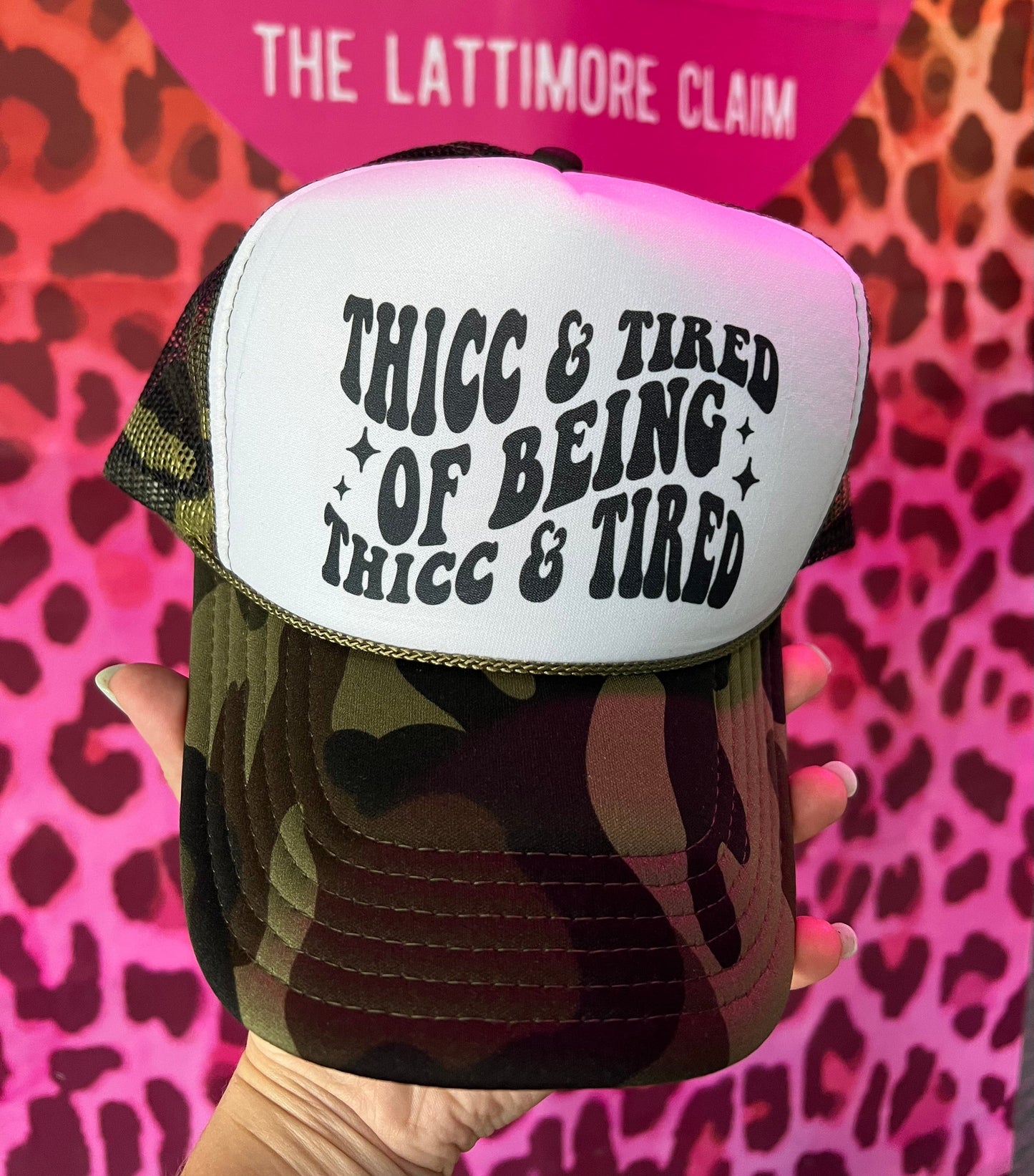 Shipping Dept. Thick & Tired of Being Thick & Tired - Foam Trucker Cap