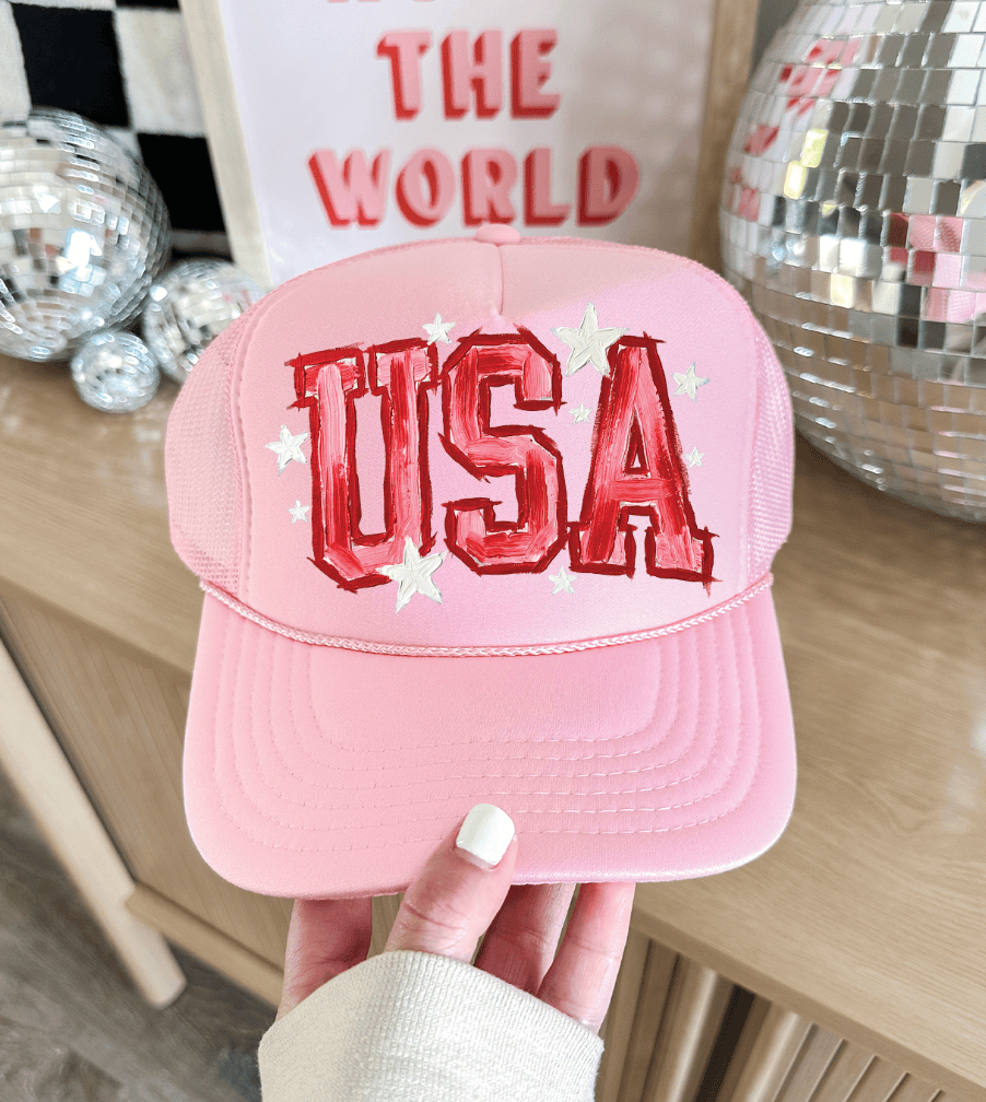 Shipping Dept. USA All The Way - Foam Otto Baby Pink Trucker