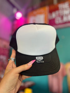 Shipping Dept. Black & White Wanted and Wild - Foam Trucker Cap - Multiple color options