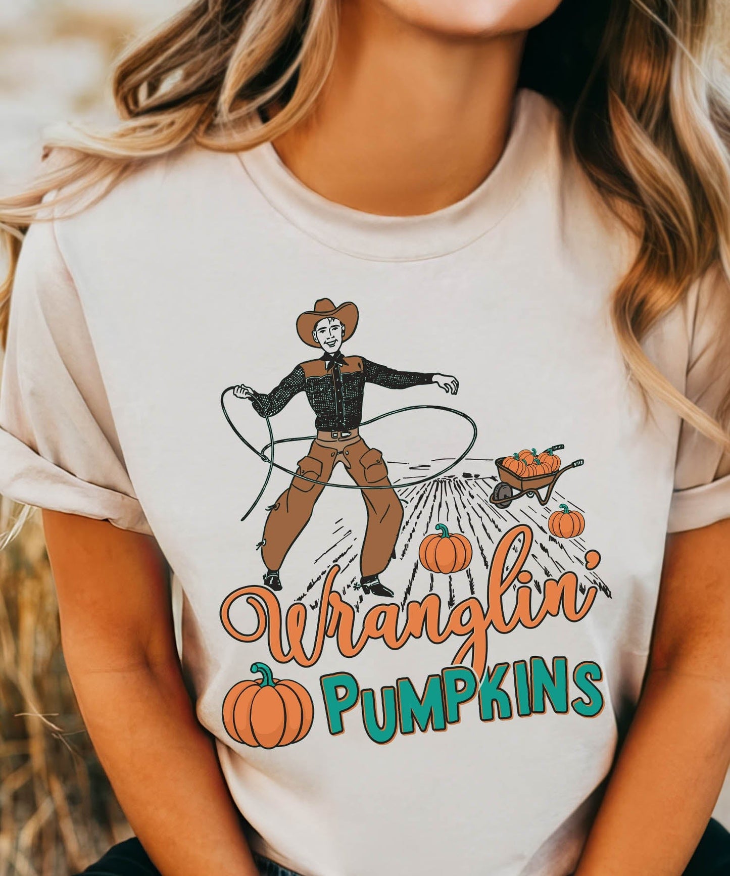 Shipping Dept. Wranglin' Pumpkins - Multiple Color options