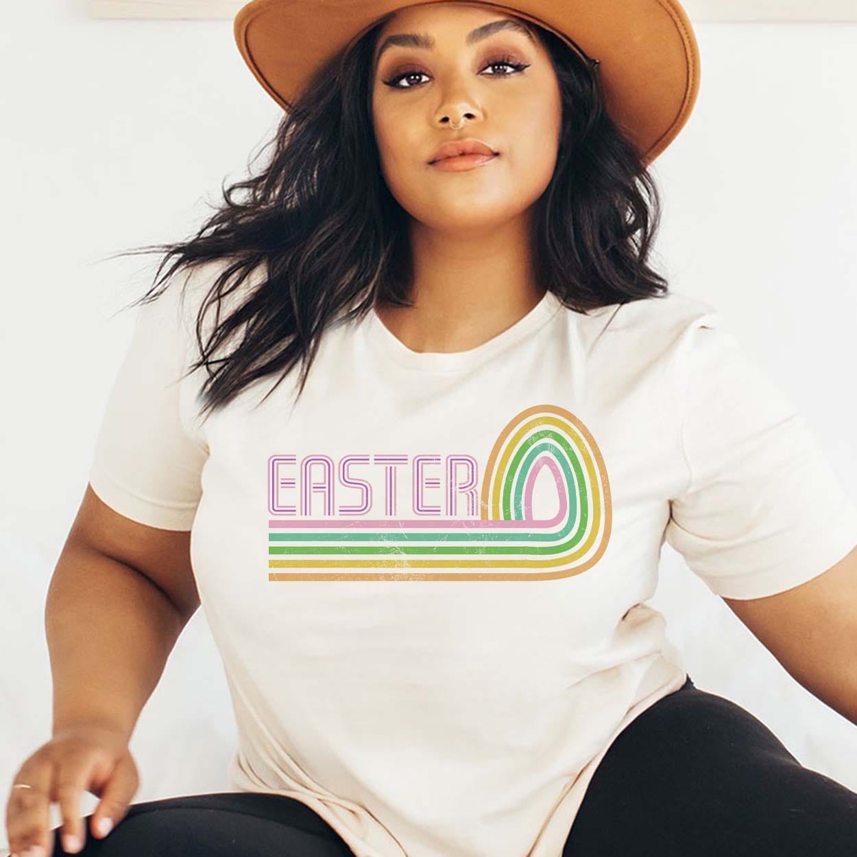 MISSMUDPIE Easter Retro Rainbow - Cream