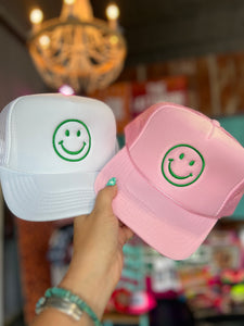 Happy Face Trucker - Multiple Color Options