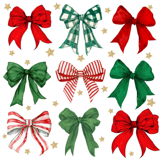 ChristmasBows2- Multiple Color options