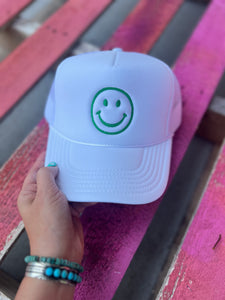 Happy Face Trucker - Multiple Color Options