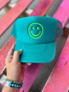 Happy Face Trucker - Multiple Color Options