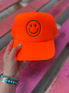 Happy Face Trucker - Multiple Color Options