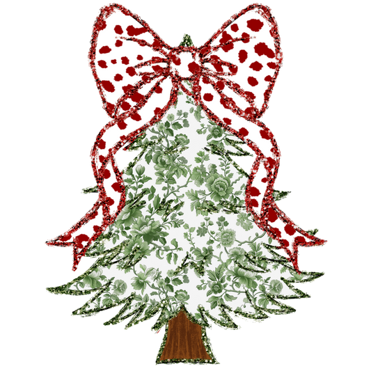 GreenfloralcoquetteChristmastree2- Multiple Color options