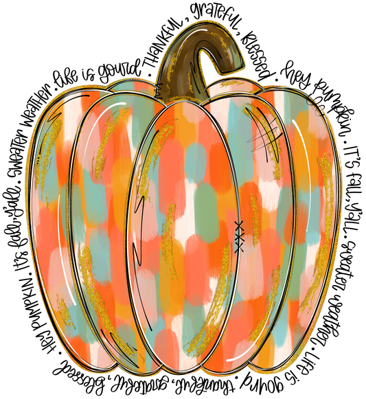 GUGJCDPaintedPumpkin- Multiple Color options