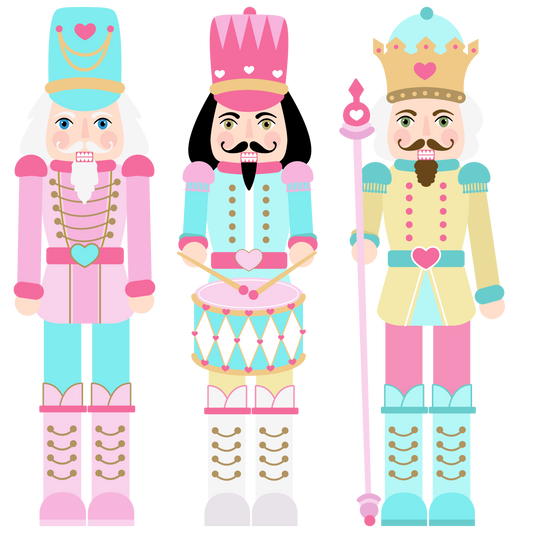 Nutcrackers-FestivewithFrost- Multiple Color options