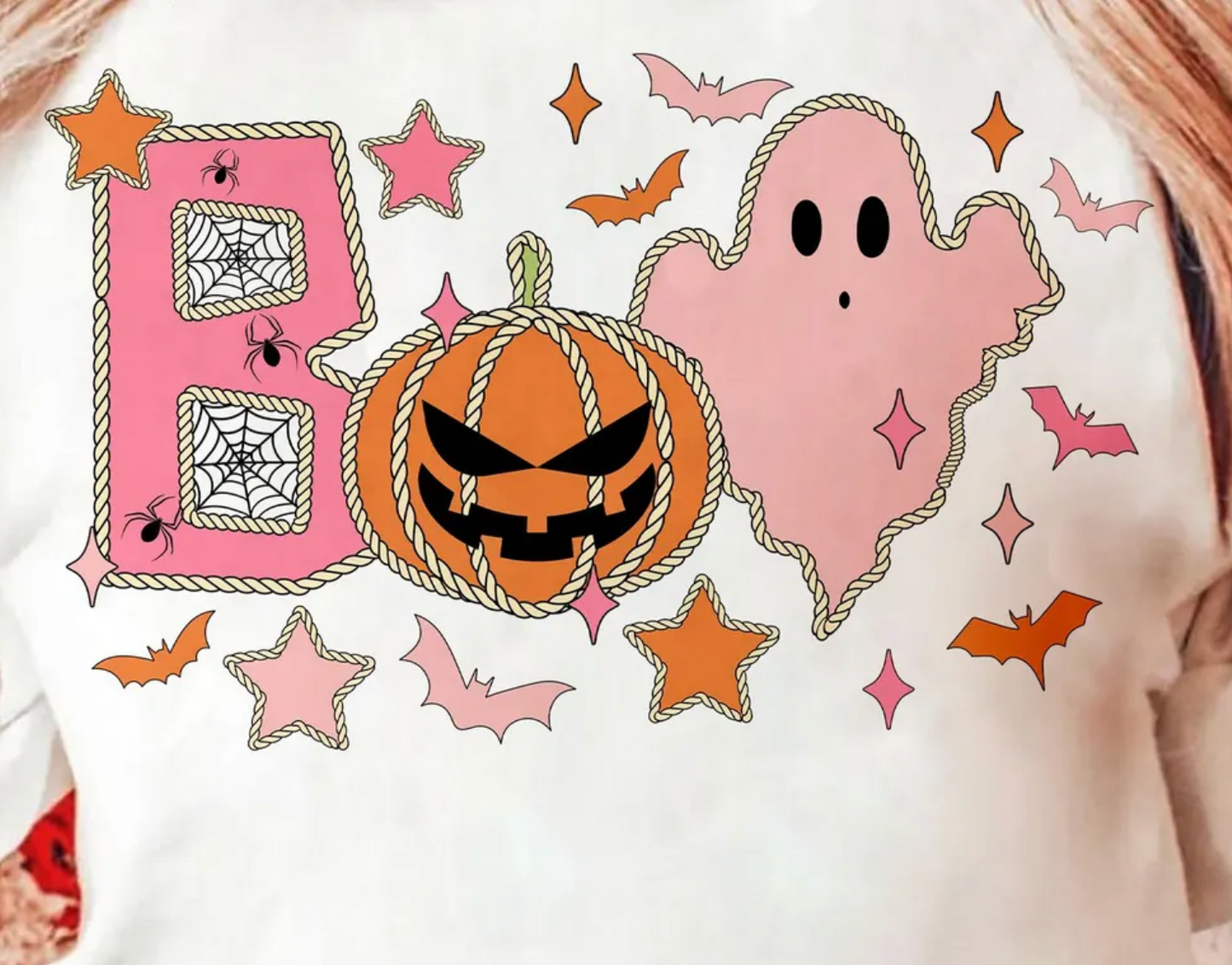 Pretty Boo with Pink Ghost  - Multiple Color options