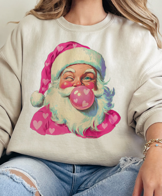 Bubblegum Heart Santa - Multiple Color options