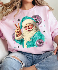 Disco Santa Peace Hand - Multiple Color options