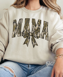 Coquette Camo MAMA Sweatshirt - Multiple Color Options