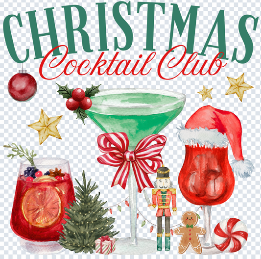 ChristmasCocktailClub- Multiple Color options