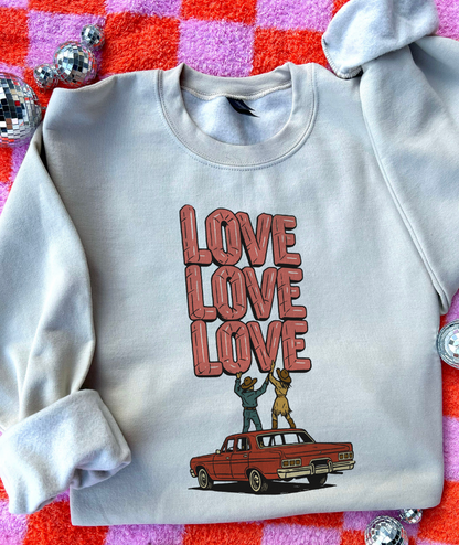 Cowboy Couple Love - Multiple color options in Tee or Sweatshirt