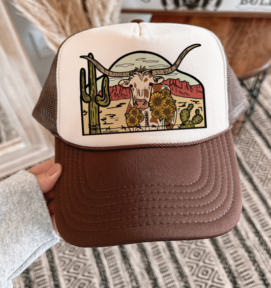 Laredo Longhorn - Foam Trucker Cap - Multiple color options