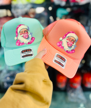 Load image into Gallery viewer, Bubblegum Heart Santa - Foam Trucker Cap - Multiple Color Options
