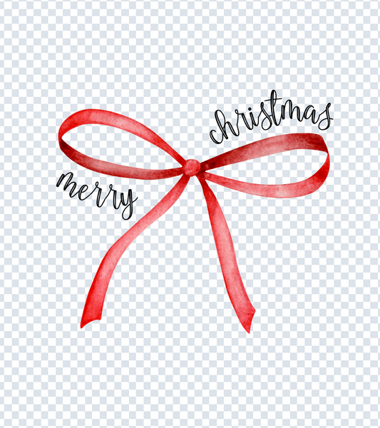 Merry Christmas Bow- Multiple Color options