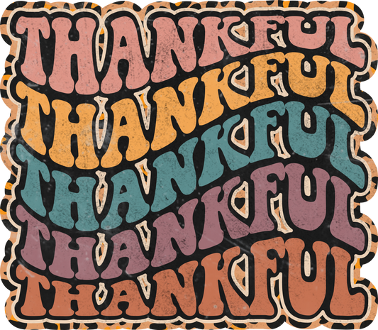 Thankful curve rainbow- Multiple Color options