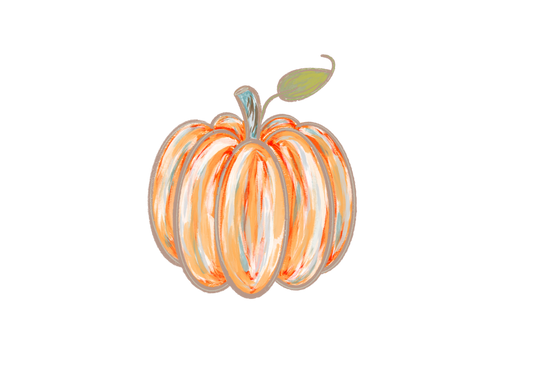 GUG Watercolor_Pumpkin - Multiple Color options