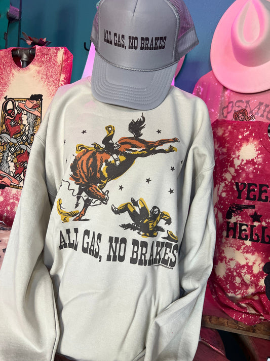 MISSMUDPIE All Gas, No Brakes Western - Sweatshirt or T-shirt