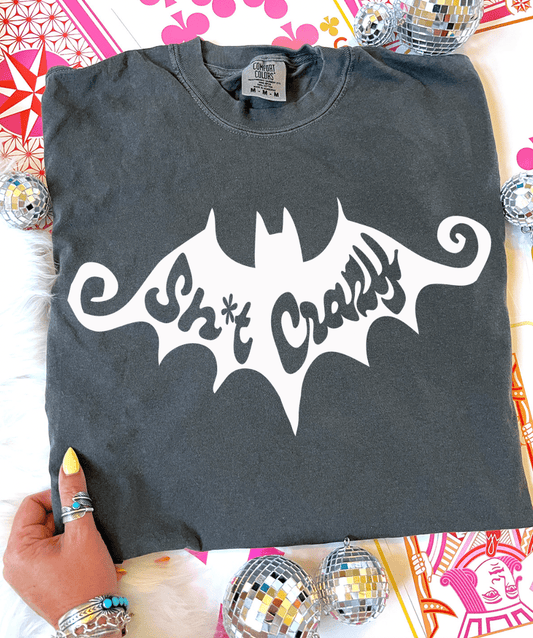 Shipping Dept. Bat Shit Crazy  - Comfort Color Pepper