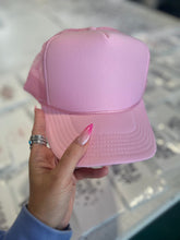 Load image into Gallery viewer, Shipping Dept. Baby Pink BLANK Foam Trucker Cap - Multiple color options
