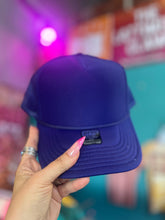 Load image into Gallery viewer, Shipping Dept. Purple BLANK Foam Trucker Cap - Multiple color options
