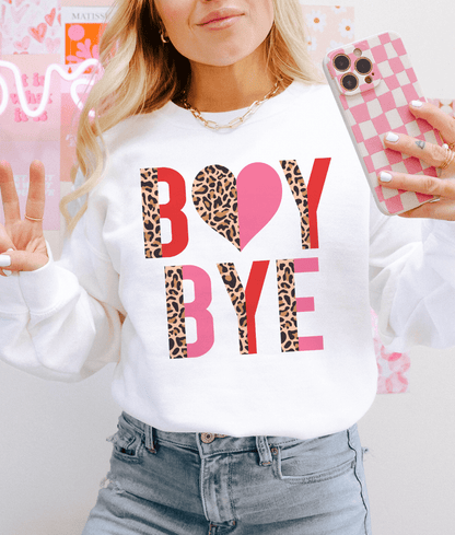 MISSMUDPIE Small / White Sweatshirt Boy Bye - Multiple color options in Tee or Sweatshirt