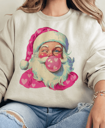 Shipping Dept. Bubblegum Heart Santa - Multiple Color options