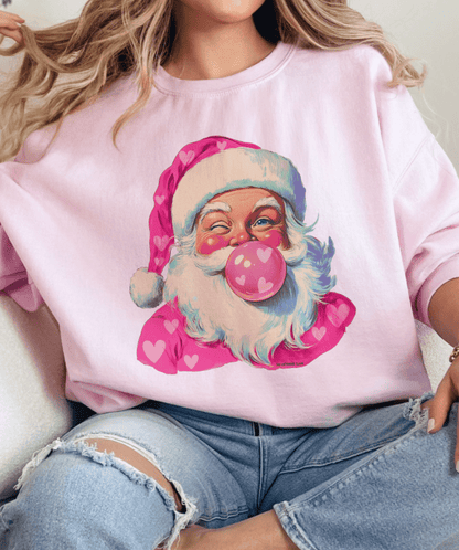 Shipping Dept. Bubblegum Heart Santa - Multiple Color options
